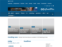 Tablet Screenshot of centiplex.com